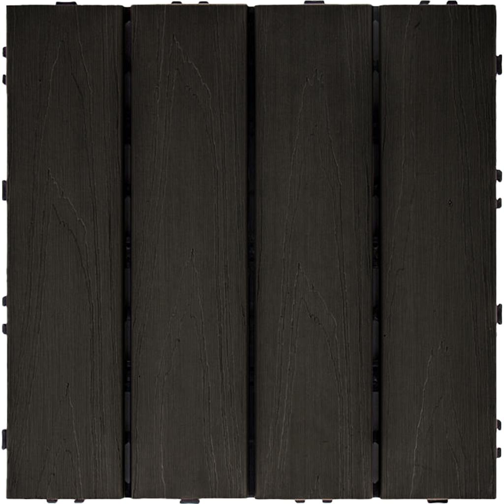 Deck Baldosa Co-Extruded G07 Charcoal