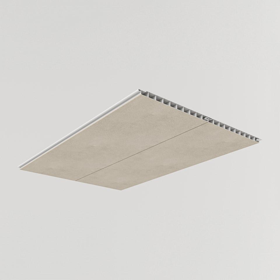 Cielorraso PVC · Concrete White